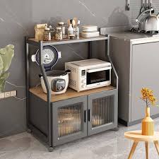 Rangement Armoire Cuisine Auxiliaire Micro Ondes - Optimisez Votre Espace