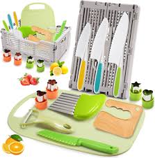 Couteau de Cuisine Sécurisé Montessori JoltJive - Kit Essentiel pour Enfants