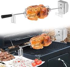 YRHome 107 Tournebroche Électrique - Rôtisserie Parfaite pour Poulet