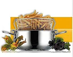 Friteuse Manuelle en Inox - La Solution Idéale pour des Frites Parfaites