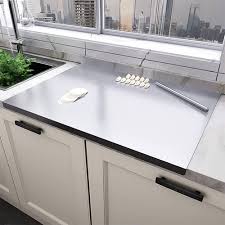 Planche à Découper Acier Inoxydable avec Rebord - Précision et Durabilité