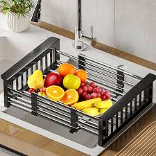 Égouttoir Vaisselle Extensible Inoxydable Tuzsocr - Pratique et Élégant