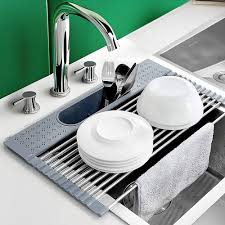 Maxter Égouttoir Vaisselle Inoxydable Assiettes - Pratique et Élégant