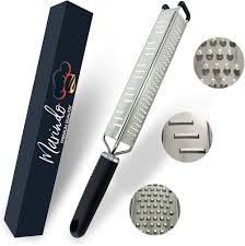 Marindo® Zesteur Cuisine Inoxydable - L'outil indispensable pour vos préparations culinaires