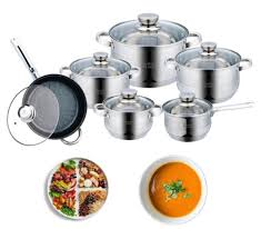 Set Cuisine Inox 12 Pcs - La qualité au service de votre cuisine