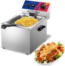 Friteuse Électrique en Acier Inoxydable - Facile à Nettoyer