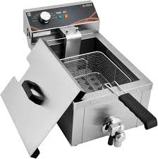 Friteuse Électrique DULNICE en Inox : Facile à Nettoyer et Résistante aux Températures