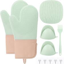 Gant pour Four de Cuisine Fentar en Silicone Résistant