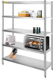 Étagère Inox Cuisine Professionnel VEVOR 48x18 5 Pouces