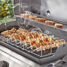 Brochettes Inoxydables Onlyfire pour un Barbecue Parfait