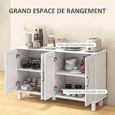Rangement Placards Étagères Réglables HOMCOM pour un Aménagement Cuisine Optimisé