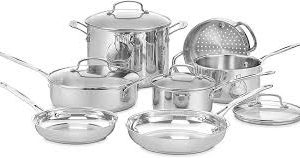 Batterie de Cuisine en Acier Inoxydable Cuisinart 77 11G