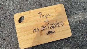 Planche à Découper Personnalisée pour Papa - Cadeau Idéal