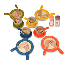 Accessoire Cuisine Enfant en Bois - Coriver Ustensile de Cuisine