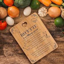 Planche à Découper Maman - Cadeau Original pour Anniversaire