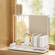 Porte Éponge Organisateur Pour Évier de Cuisine