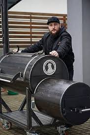 Barbecue XXL Charbon de Bois STEEL WOOD Professionnel