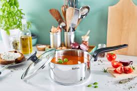 Casserole de Cuisine Grand Tefal en Acier Inoxydable - E3082704