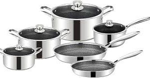 Batterie de Cuisine Cheffinger en Acier Inoxydable - Performances Optimales