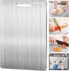 Planche à Découper en Titane Antibactérienne – Durabilité et Hygiène Assurées