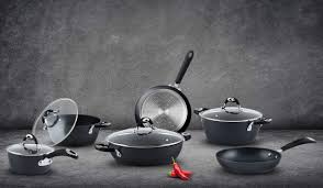 Batterie de cuisine Bialetti : Casseroles Linduction Aluminium