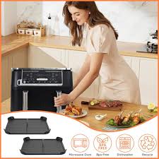 Eclaboussure Accessoires Réutilisable en Silicone - Idéal pour votre Friteuse sans Huile Ninja Foodi Max Dualzone