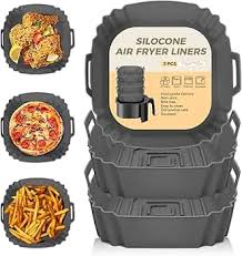 Accessoires en Silicone Réutilisables pour Friteuse Airfryer - Idéal pour Ultra Fry EY111B15 Tefal