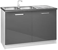 Tendencio Meuble Cuisine Sous Evier Brillant - Élégance et Praticité