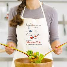 Tablier Poème Pour Maman - Le Cadeau Idéal pour les Femmes de Cuisine