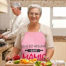 GEBETTER Tablier MEILLEUR Original - Le cadeau parfait pour les femmes qui aiment cuisiner