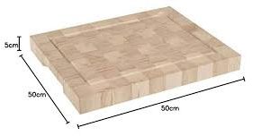 Planche à Découper Bois Debout 50x40 - Pratique et Élégante
