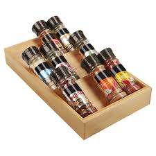 Range d'Épices en Bambou Kurtzy - Élégance et Praticité