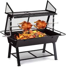 Blumfeldt Rotisserie Rotissoire Protection Etincelles - Votre Compagnon de Barbecue Idéal