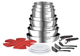 Tefal Ingenio Batterie de Cuisine 20 Pièces - Pratique et Élégante