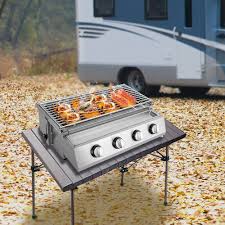 Barbecue Démontable Portable en Inox - Parfait pour vos Pique-Niques
