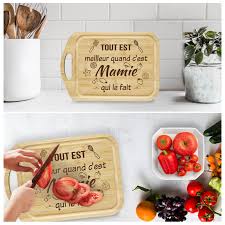 Planches à Découper Mamie - Cadeau Idéal pour Noël