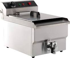 Friteuse Électrique Professionnelle avec Robinet de Vidange