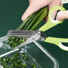 Ciseaux Inoxydable pour la Cuisine - Parfait pour les Herbes Aromatiques