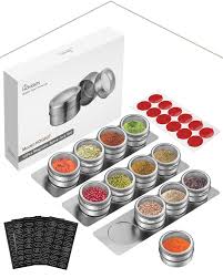 Pot à Épices Aimanté HOMGEN en Inoxydable