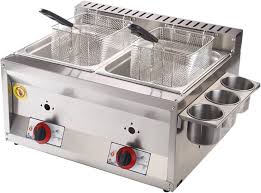 Friteuse Professionnelle en Acier Inoxydable - Performance de Cuisine Inégalée