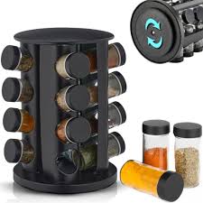 Carrousel à épices EliteHoff en Inoxydable - Praticité et Élégance