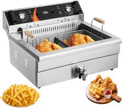 Friteuse Électrique Commerciale en Inox - Performance et Durabilité