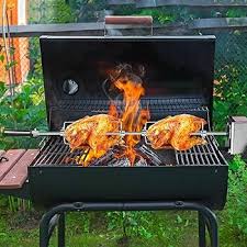 Brochettes Rôtissoire Électrique Inoxydable - Le Must pour vos Barbecues