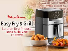Friteuse Air Fryer Moulinex EZ505D - Cuisson Saine et Savoureuse