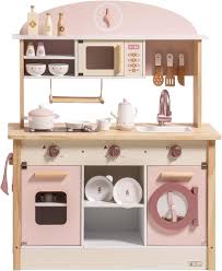 ROBUD Tout Petits Accessoires Réalistes - Jouets en Bois pour la Cuisine