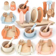 Accessoire Cuisine en Bois Dreamon pour Enfants - Dinette Complète