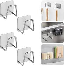 Porte Éponge Autocollant en Inoxydable pour Cuisine - THATSRAD