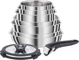 Batterie de Cuisine Inox SEB COMPACT L953SA04 : Performance et Élégance