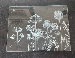 Planche à Découper en Verre Transparent - Élégance et Praticité