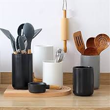 OnePine Ustensiles Céramique Porcelaine Fourchette - Élégance en Cuisine